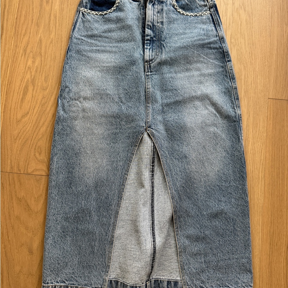 Sea New York Faded Blue Denim skirt